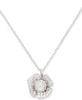 Silver-Tone Cubic Zirconia Poppy Mini Pendant Necklace, 16"+ 3" extender