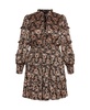 Plus Size Ruffle Fan Dress