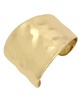 Gold Hammered Cuff Bracelet