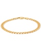 Curb Link Chain Bracelet (5mm) in 18k Gold-Plated Sterling Silver or Sterling Silver, Created for Macy's