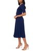Petite Button-Front Fit & Flare Empire-Waist Dress