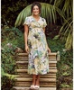 Maternity Angel Wrap Midi Dress