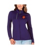 Women's Purple/Graphite Clemson Tigers Generation Full-Zip Jacket