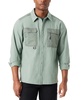 Men's Relaxed Fit Camo Worker Shirt Jacket