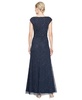 Women's V-Neck Beaded Sleeveless Gown