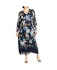 Plus Size Selena Print Maxi Dress