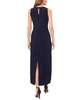 Women's Crewneck Back Keyhole Sleeveless Dress