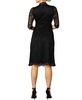 Women's Scalloped Boudoir Lace Cocktail Dress
