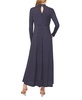 Women's Mock-Neck Long Sleeve Maxi Dress