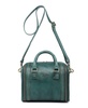 Women's Genuine Leather Mini Trunk Crossbody Bag