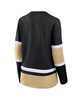 Women's Black Vegas Golden Knights Prime Time Lace-Up Long Sleeve T-Shirt