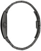 Men's Modern Gemini Diamond Accent Black Ion-Plated Stainless Steel Bracelet Watch 40mm
