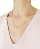 20" Two-Tone Open Curb Chain Necklace (5-3/4mm) in Solid 14k Gold & White Gold