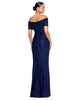 Women's Sequined Lace Off-The-Shoulder Gown