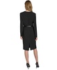 Women's Asymmetric Belted Sheath Dress