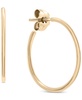 Polished Hoop Earrings in Gold Vermeil, Created for Macy's