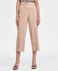 Women's Linen-Blend Pull-On Cropped Wide-Leg Pants, Exclusively at Macy's 