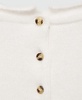 Women's Buttoned Round-Neck Sweater
