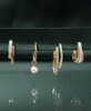 Diamond Tapered Extra Small Hoop Earrings (1/4 ct. t.w.) in Gold Vermeil, Created for Macy's
