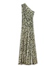 Women's One Shoulder Printed Maxi Dress