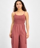 Petite Repeat Cargo-Pocket Jumpsuit, Exclusively at Macy's