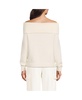 Women's Eyelash Off Shoulder Sweater