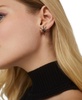by Nadri Ruthenium-Plated Jet Nano Crystal Spider Stud Earrings