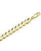 24" Curb Link Chain Necklace (10mm) in Solid 10k Gold