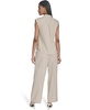Women's Split-Neck Sleeveless Front-Seam Top
