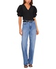 Women's V-neck Tiered Bubble Short-Sleeve Top