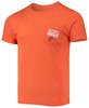 Men's Heathered Orange Cleveland Browns Field Goal Pocket Tri-Blend T-shirt