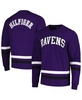 Men's Purple, Black Baltimore Ravens Nolan Long Sleeve T-shirt