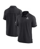 Men's Black Las Vegas Raiders Sideline Lockup Performance Polo Shirt