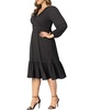 Plus Size Portia Long Sleeve Dress