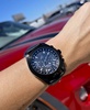 Katherine Women's Chronograph Black Ion Plated Stainless Steel Bracelet Watch 40mm