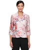 Women's Floral 3/4-Sleeve Blouse