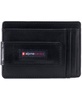Mens RFID Safe Slim Magnetic Money Clip Leather Front Pocket Wallet