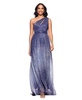 Women's Metallic Ombre One-Shoulder Gown