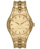 Men's Vert Quartz Three Hand Date Gold-Tone Stainless Steel Watch 44mm