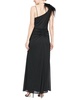 Women's Feather-Trim One-Shoulder Gown