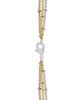 Silver Plated Beaded 18" Layered Necklace
