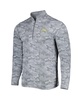 Men's Gray Los Angeles Chargers Brigade Quarter-Zip Sweatshirt