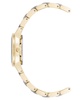 Women's Quartz Light Gray Pearlescent Acetate and Gold-Tone Metal Alloy Link Bracelet Watch, 30mm