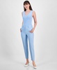 Women's Mid Rise Pinstripe Classic Pants