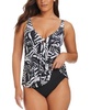 Sharp Observation Tankini & High-Waist Bottom