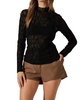 colleen top in black