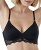 lift wireless bra in black