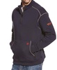 polartec fleece 1/4 zip top in navy