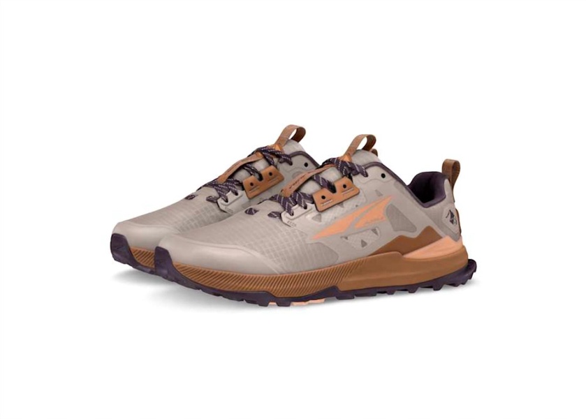 women's lone peak 8 trail running shoes in taupe