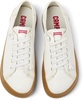 White TENCEL™ Lyocell Men's Sneakers.